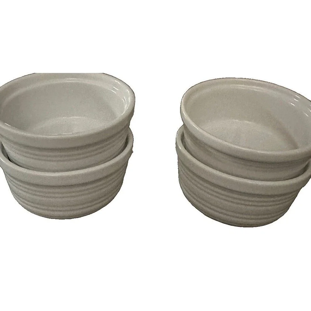 Threshold™ Porcelain Ramekin – White – Set of 4 - 4.5” x 2” 8 Ounce